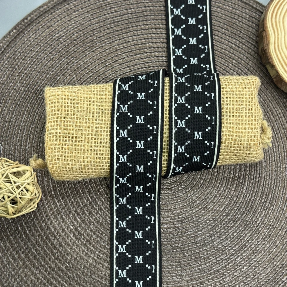 Трикотажний лампас Mода 4 см (1 м) , C:6 чорний