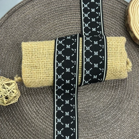 Трикотажний лампас Mода 4 см (1 м) , C:6 чорний