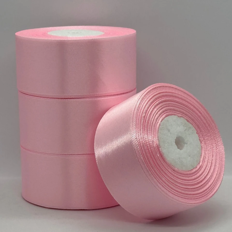 Атласна стрічка 4 см (33 м.), 04 французька троянда