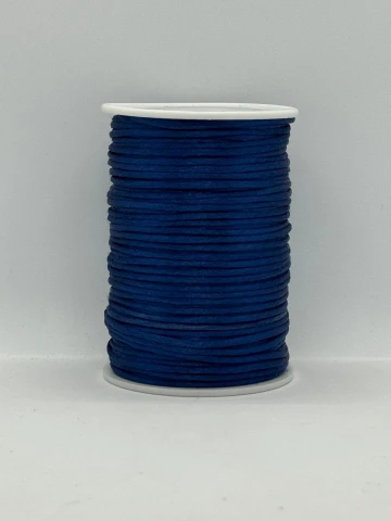 Шнур атласний корсетний 2.3 мм (100 ярдів/91,44 м.), 34 темно синій