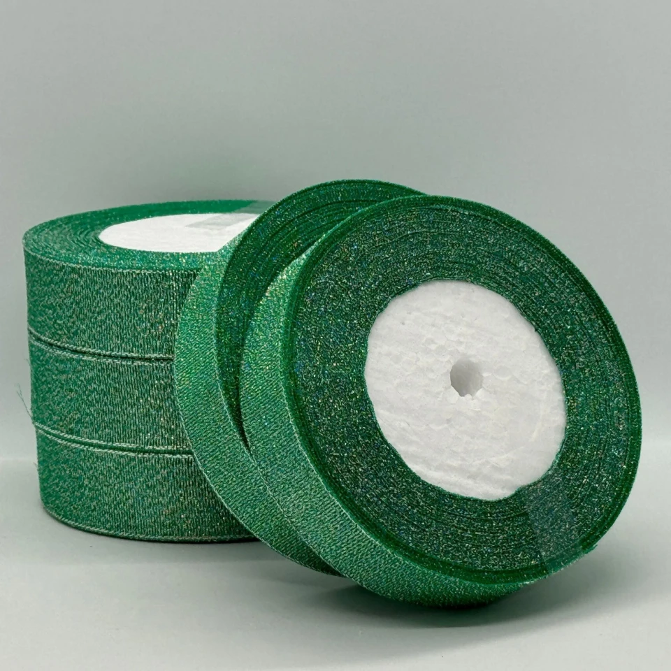 Тасьма парчева 2,5 см (25 ярдів/22,75 м.), 54 морхвиля + срібло