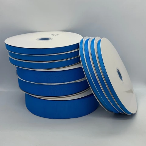 Стрічка репс 3,8 см (100 ярдів/91 м.), 1047 синій лазурний