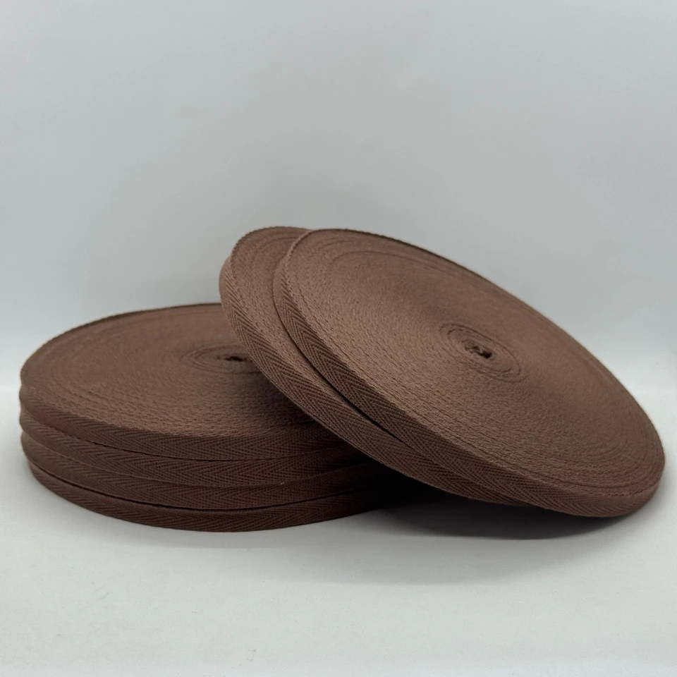 Кіперна стрічка 1 см (40м.), 2170 темний коричневий