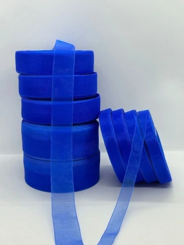 Стрічка органза 1,25 см (45 м.), 1040 електрик