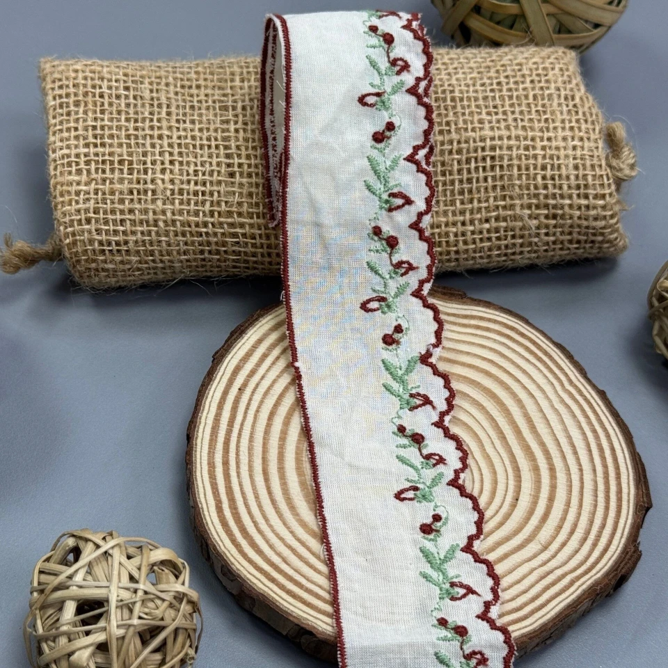 Мереживо прошва  "Аромат ніжності" 4 см (1 м.), кольорова