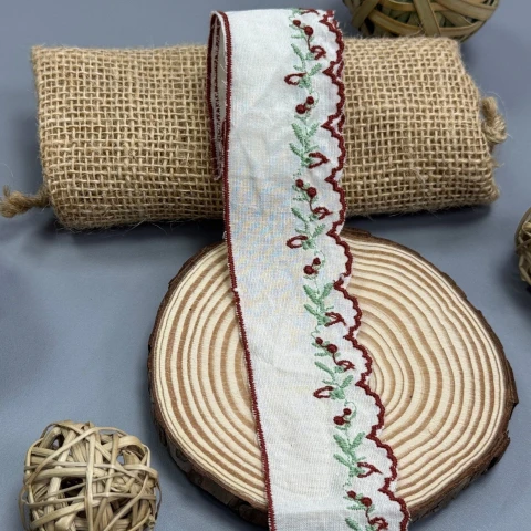 Мереживо прошва  "Аромат ніжності" 4 см (1 м.), кольорова