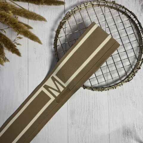 Трикотажний пояс довяз Мода (8.5см*90 см), світлий бежевий