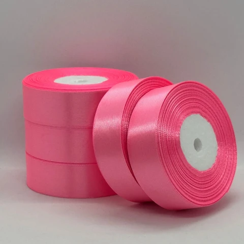 Атласна стрічка 2.5 см (33 м.), 05 барбі