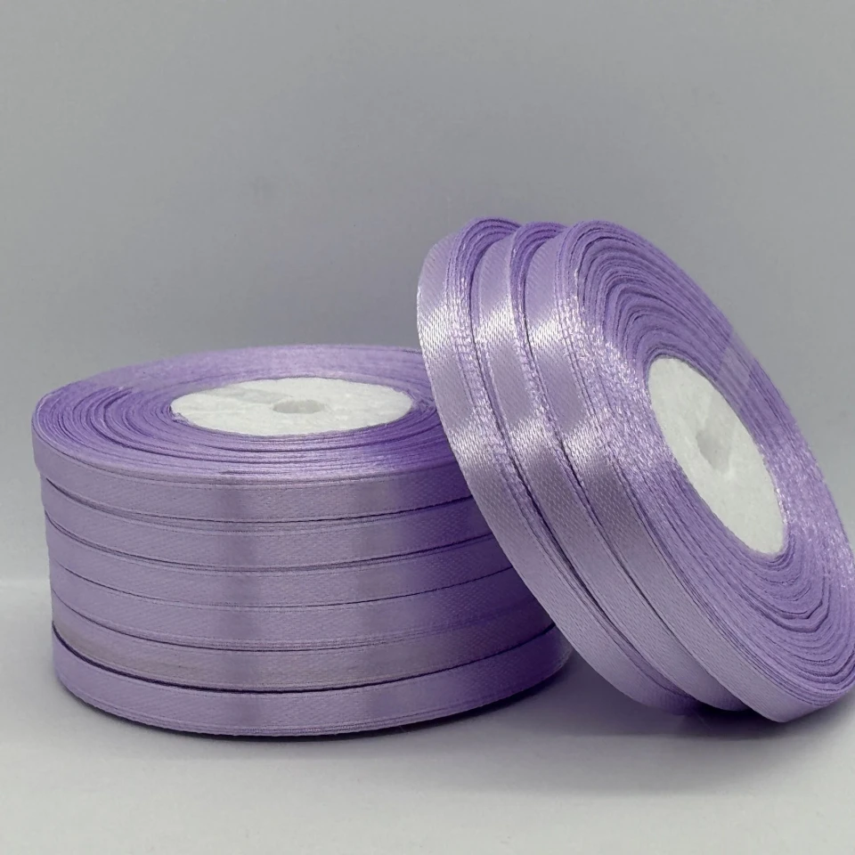 Атласна стрічка 0.6 см (33 м.), 141 бузковий