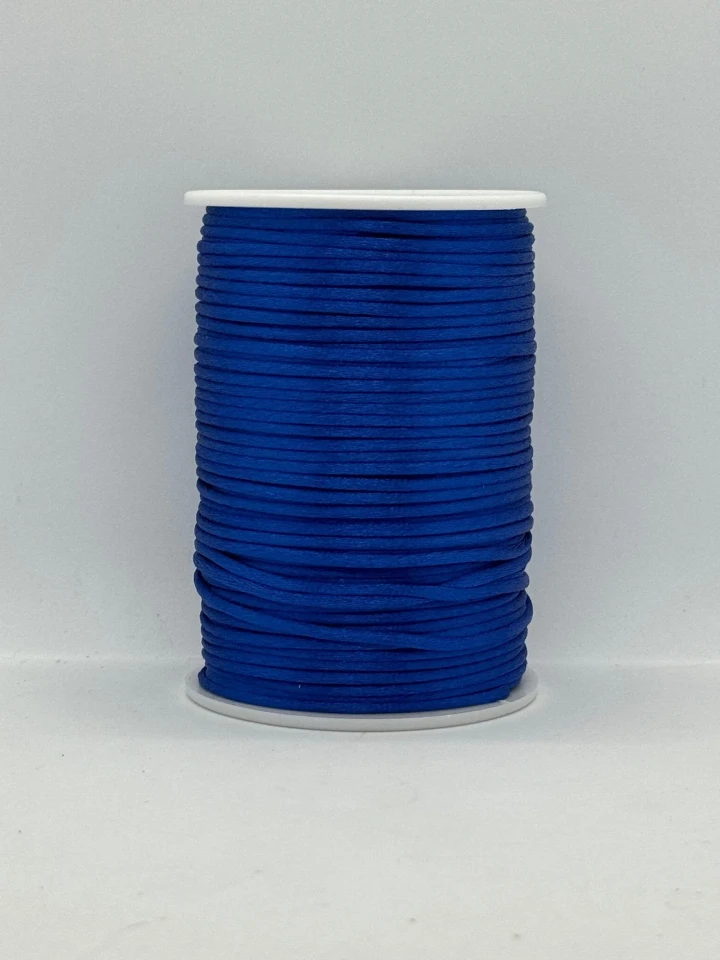 Шнур атласний корсетний 2.3 мм (100 ярдів/91,44 м.), 35 електрик