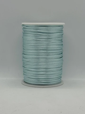 Шнур атласний корсетний 2.3 мм (100 ярдів/91,44 м.), 39 світлий небесний