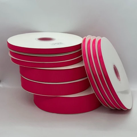 Стрічка репс 3,8 см (100 ярдів/91 м.), 1028 рожевий фламінго