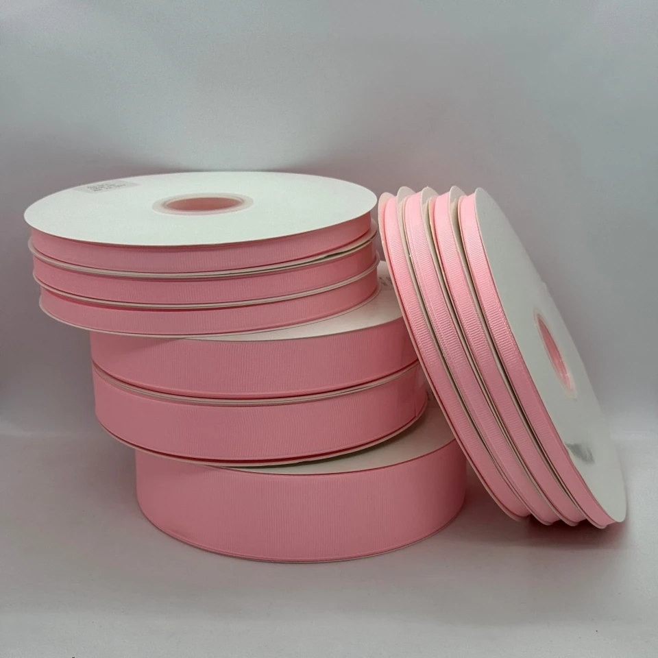 Стрічка репс 0.65 см (100 ярдів/91 м.), 1301 світло рожевий