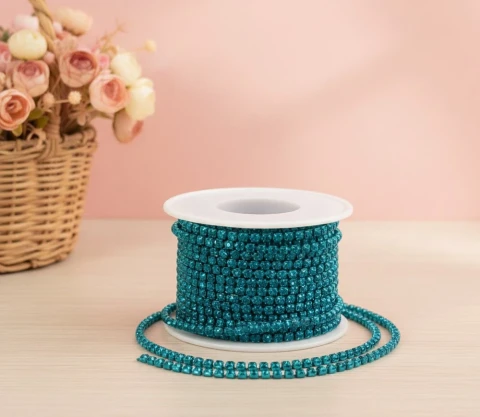 Цепі камні ss 8 2.5 мм (10 ярдів), бірюза