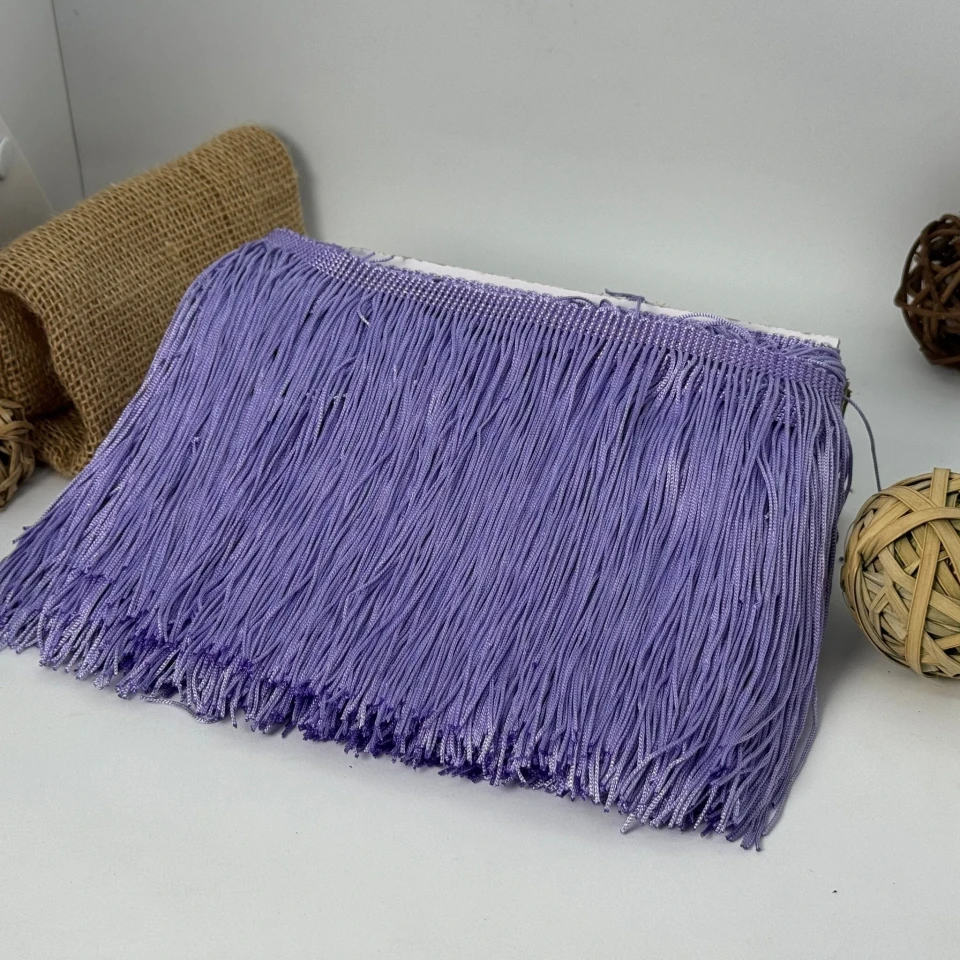 Бахрома танцювальна локшина «Серце танцю» 15 см (9 метрів), 21 фіолетовий