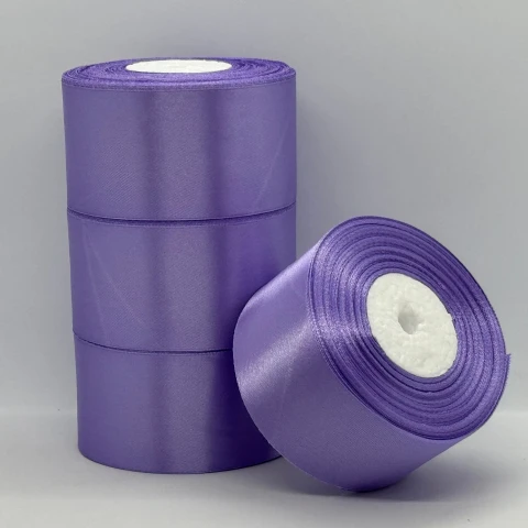 Атласна стрічка 5 см (33 м.), 21 сапфіровий